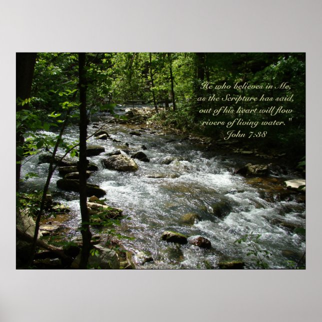 Living Water-II-Poster Poster (Vorne)