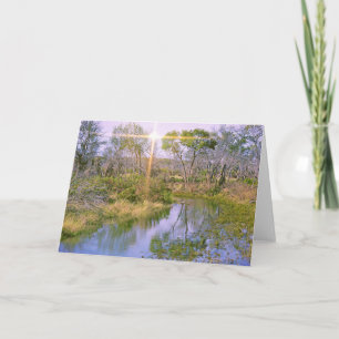 Living Water Scripture Card John 7:38 Karte