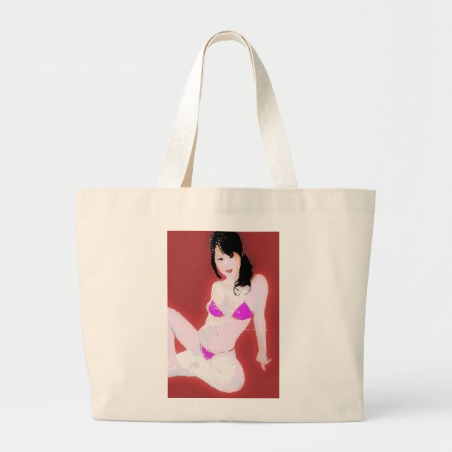 LivingDoll1 Jumbo Stoffbeutel (Vorne)