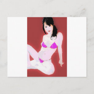 LivingDoll1 Postkarte