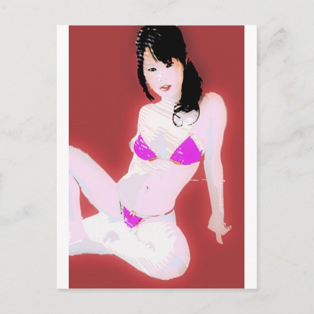 LivingDoll1 Postkarte (Vorderseite)