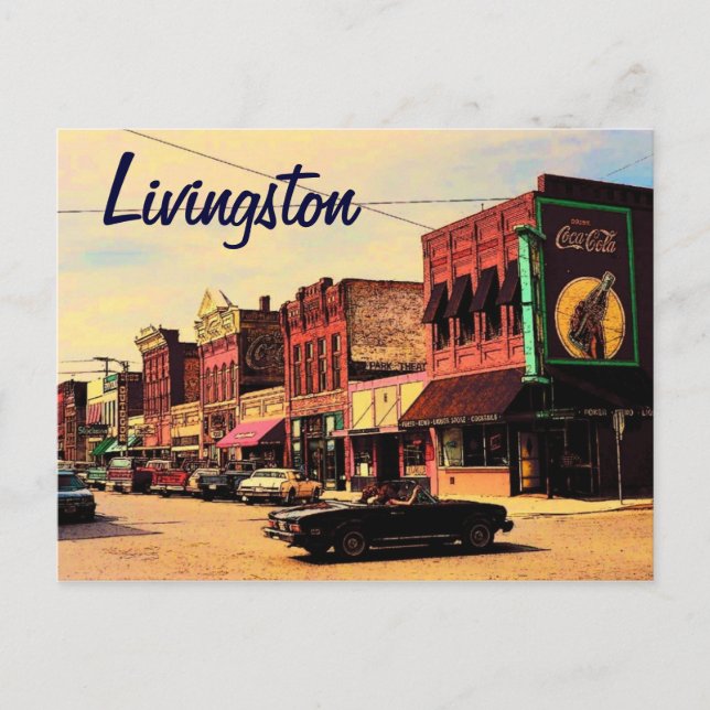 Livingston Montana Postcard Postkarte (Vorderseite)