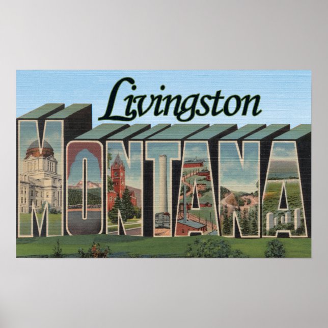 Livingston, Montana Poster (Vorne)