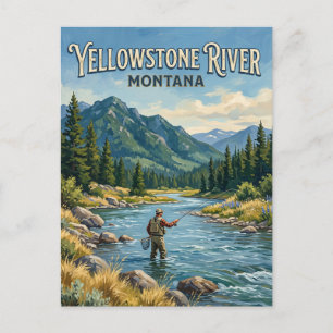 Livingston Montana Postkarte