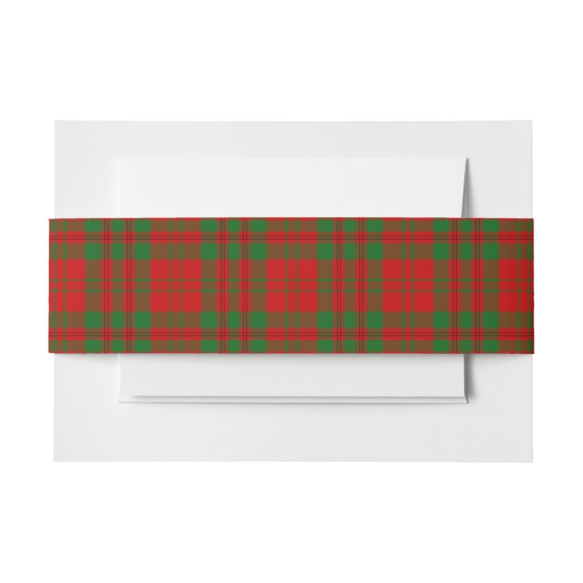Livingston Scottish Tartan Belly Band (Vorderseite Beispiel)