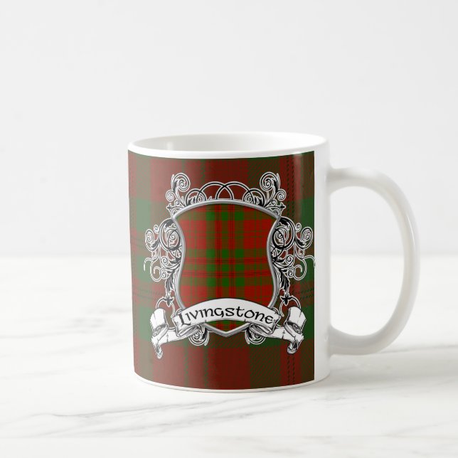 Livingstone Tartan-Schild Kaffeetasse (Rechts)