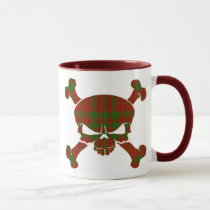 Livingstone Tartan Skull No Banner Tasse