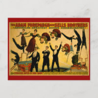 Livingstone Truppen-Zirkus-Plakat