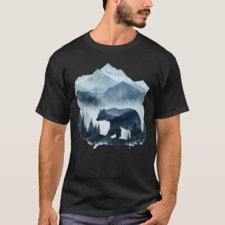 LIVIYA - Silhouette der Bären T-Shirt