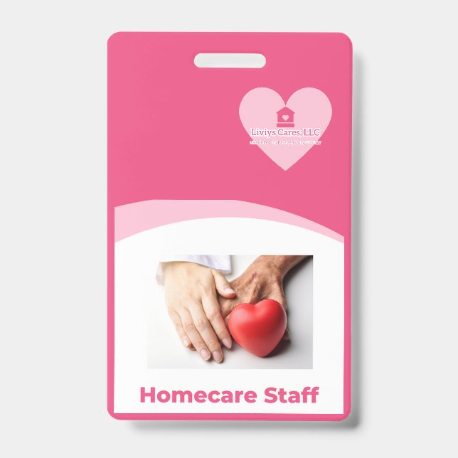 Liviys Cares Logo Ausweis (Vorderseite)