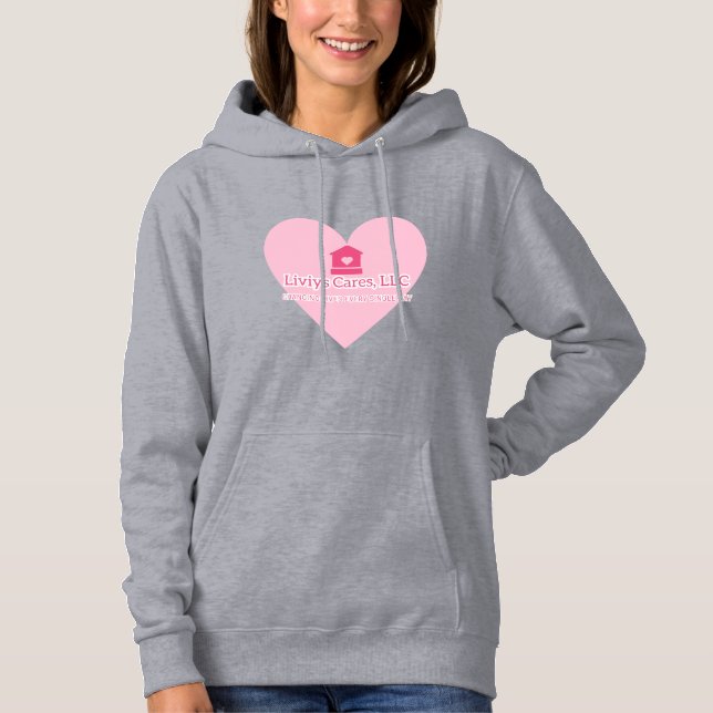 "Liviys Cares Logo  Hoodie (Vorderseite)