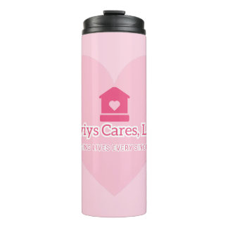 Liviys Cares Logo Thermosbecher