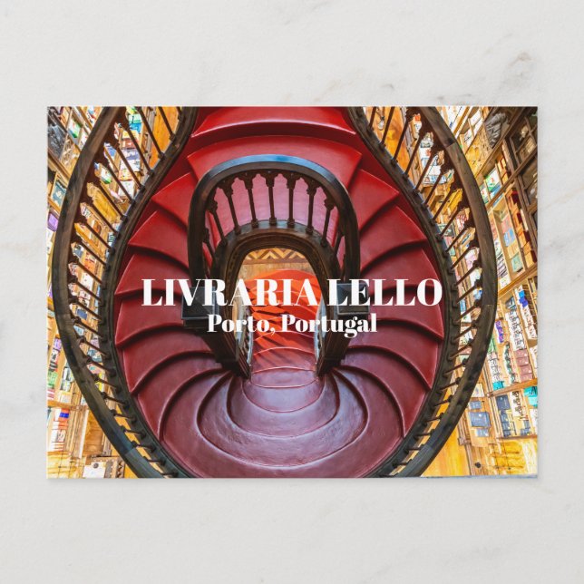 Livraria Lello Postkarte (Vorderseite)