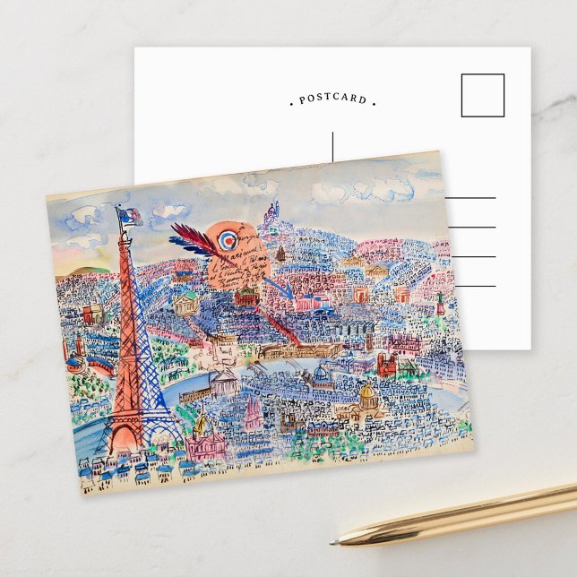 Livre d'or de Marianne | Raoul Dufy Postkarte (Von Creator hochgeladen)