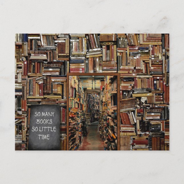 Livres porte bibliothèque postkarte (Vorderseite)