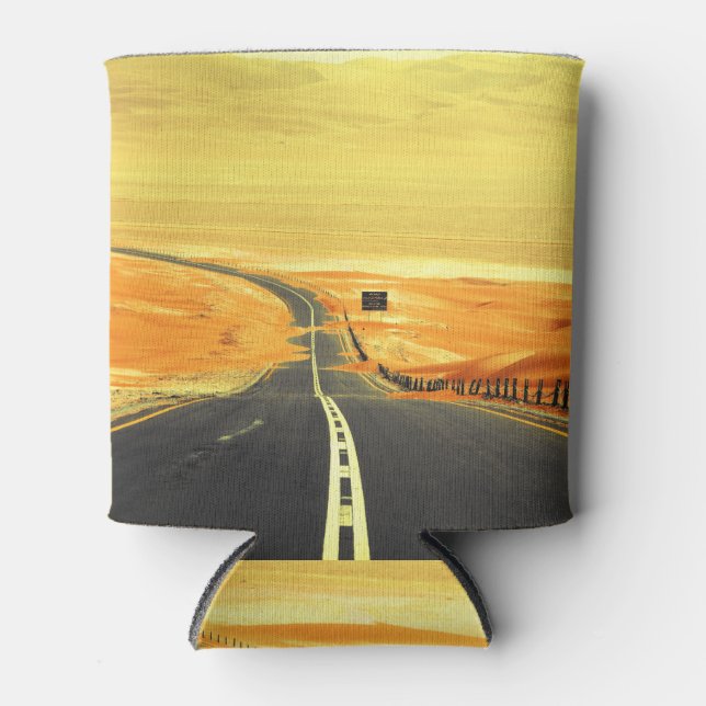 Liwa Oasis Asphalt Road, Dunes. Dosenkühler (Vorderseite)