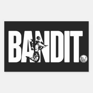 LixBMX "Bandit"-Aufkleber Rechteckiger Aufkleber