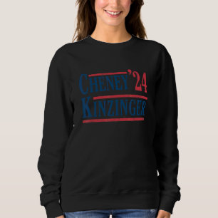 Liz Cheney Adam Kinzinger 2024 Wahl Männer Frauen  Sweatshirt
