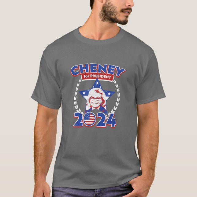 Liz Cheney für Präsident 2024 T-Shirt (Vorderseite)