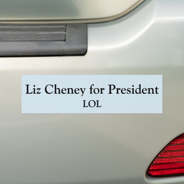 Liz Cheney für Präsident Autoaufkleber (Auf Auto)