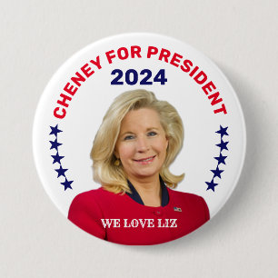 Liz Cheney für Präsident Button