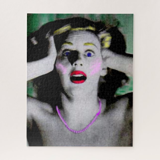 Liz ist entsetzt und erschreckt puzzle (Vertikal)