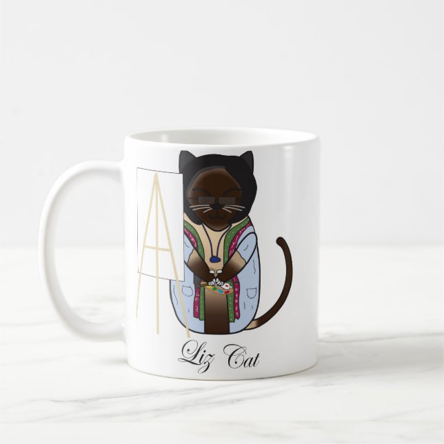 Liz-Katze Kaffeetasse (Links)