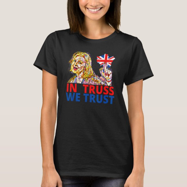 Liz Truss  Richi Sunak British Wealthy Tory member T-Shirt (Vorderseite)