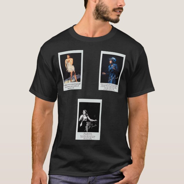 Liza Minnelli Sticker Set / T-Shirt (Vorderseite)