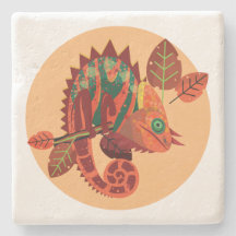 Lizard 4 Stone Untersetzer