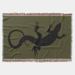 Lizard Art Blankets Reptile Lizard Throw Blanket Decke