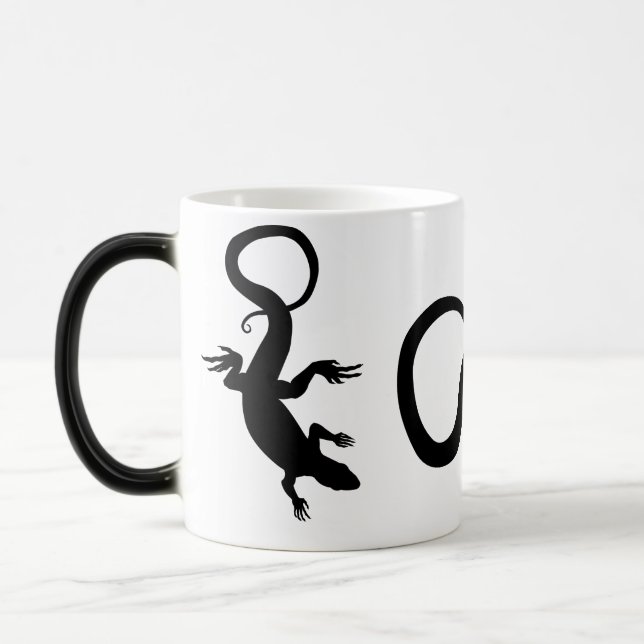 Lizard Art Coffee Cup Cool Reptile Lizard Tasse (Links)