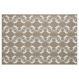 Lizard Art Fabric Reptile Lizard Musterstoffe Stoff