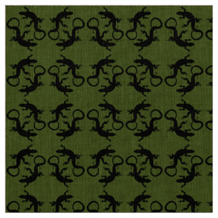 Lizard Art Fabric Reptile Lizard Musterstoffe Stoff