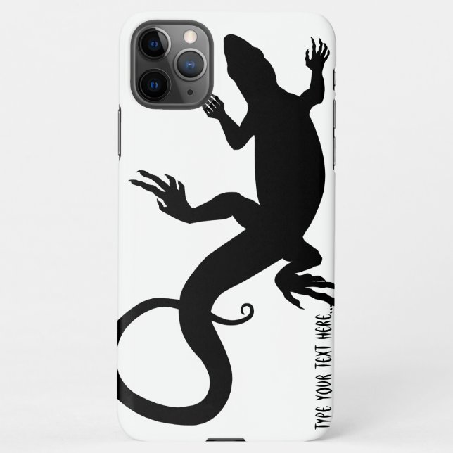 Lizard Art iPhone Fälle Personalisiert Reptile Hül iPhone Hülle (Rückseite)