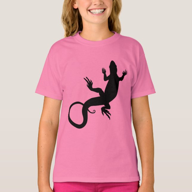 Lizard Art Kid's T - Shirt Kid's Reptile Shirts (Vorderseite)