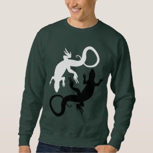 Lizard Art Sweatshirt Reptile Shirts Lizard Gesche