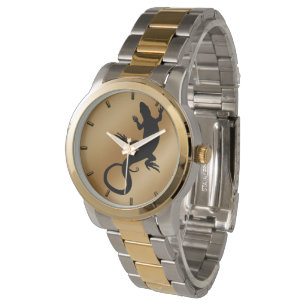 Lizard Art Watch Cool Reptilien Art Wrist Watch Armbanduhr
