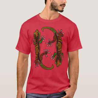 Lizard Australia Aborigard Dot-Malerei Cl T-Shirt