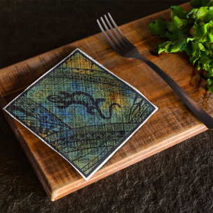 Lizard Batik Serviette