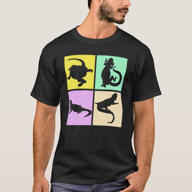 Lizard Bearded Dragon Pop Pet Bartard Dragon 1 T-Shirt (Vorderseite)