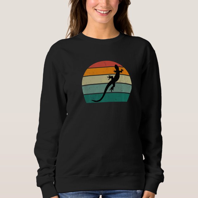 Lizard bearded dragon terrarium chameleon clawed r sweatshirt (Vorderseite)