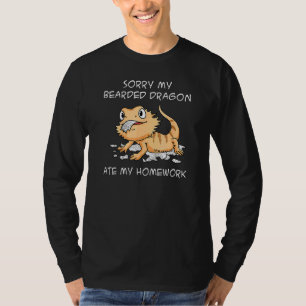 Lizard Beardie Ate Meine Hausaufgaben Niedlich Bar T-Shirt