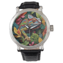 Lizard-Blätter und Farbe