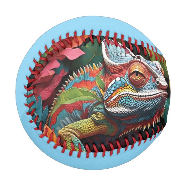 Lizard-Blätter und Farbe Baseball (Vorderseite Links)