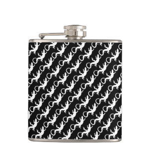 Lizard Flask Custom Reptile Lizard Art Drink Flask Flachmann