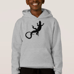 Lizard Hoodie Reptile Art Kids Sweatshirt