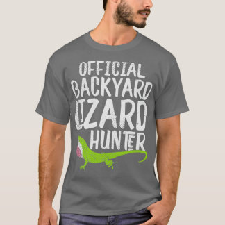 Lizard Hunter Reptile Fans oder Mensch T-Shirt