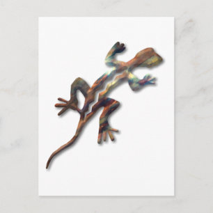 Lizard-Kupfer Postkarte