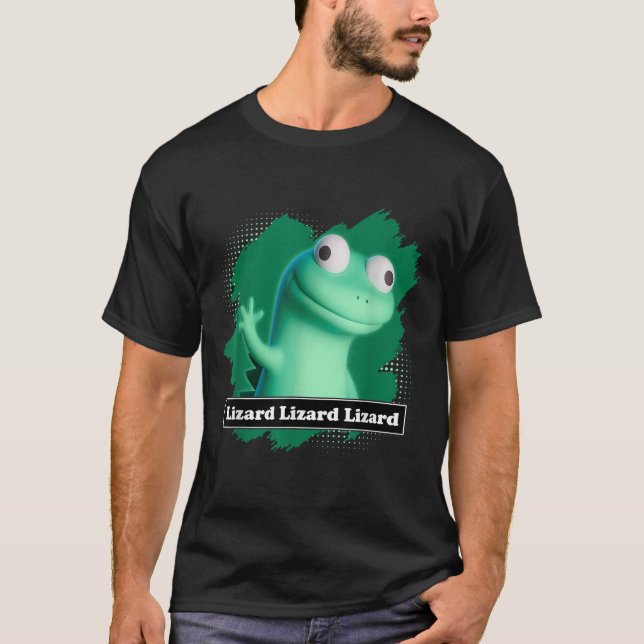 Lizard Lizard Lizard Elio Meme Funny Design T-shir T-Shirt (Vorderseite)